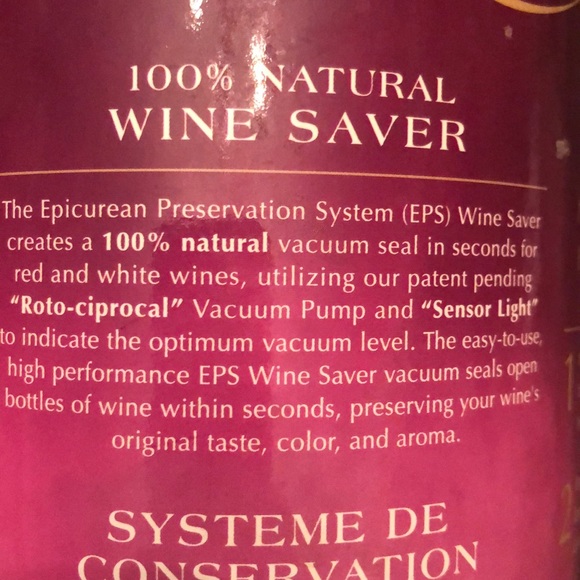 🆕Epicurean wine saver. Brand new - Picture 4 of 8